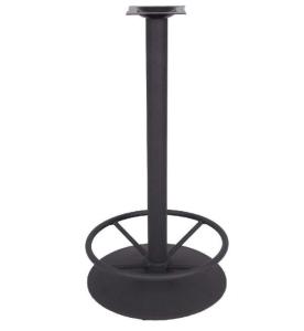Quality Classical design round Table leg with Footring Bistro Table Base Outdoor Furniture wholesale