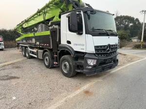 Quality Industrial Pouring Concrete Line Pump Truck For Tunnel Construction 53m wholesale