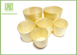 Quality Promotional Unique Disposable Wooden Icecream Cups With Different Shape wholesale