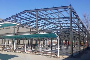 Quality Customized Steel Structure Workshop Prefab Building Sandwich Panel Door wholesale