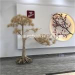 Yellow Artificial Poly Resin Pine Trees Needle Branch Club Festivals Occasion
