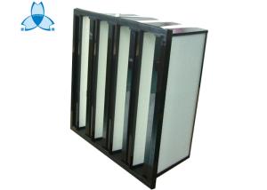 Quality Second Stage V Bank Fiberglass Air Filters Air Ventilation System 592x490x292 wholesale