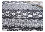 Dress Cotton Nylon Lace Fabric Eco Friendly 30% Nylon 70% Cotton CY-LW0001