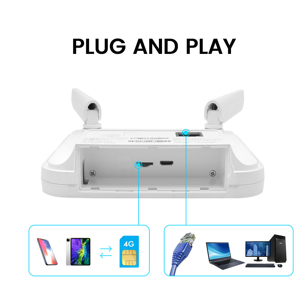 4000mah 4G Industrial Router 4g Lte Wifi Outdoor Cpe 32 Users