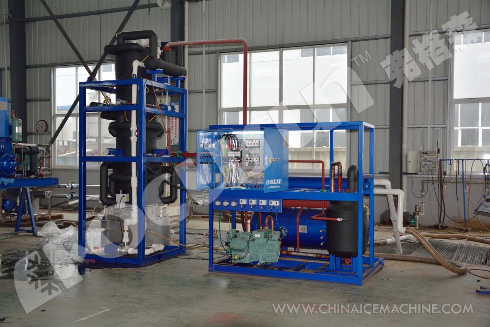 Pump Driven 10 Tons Automatic Tube Ice Machine for Large Scale Production