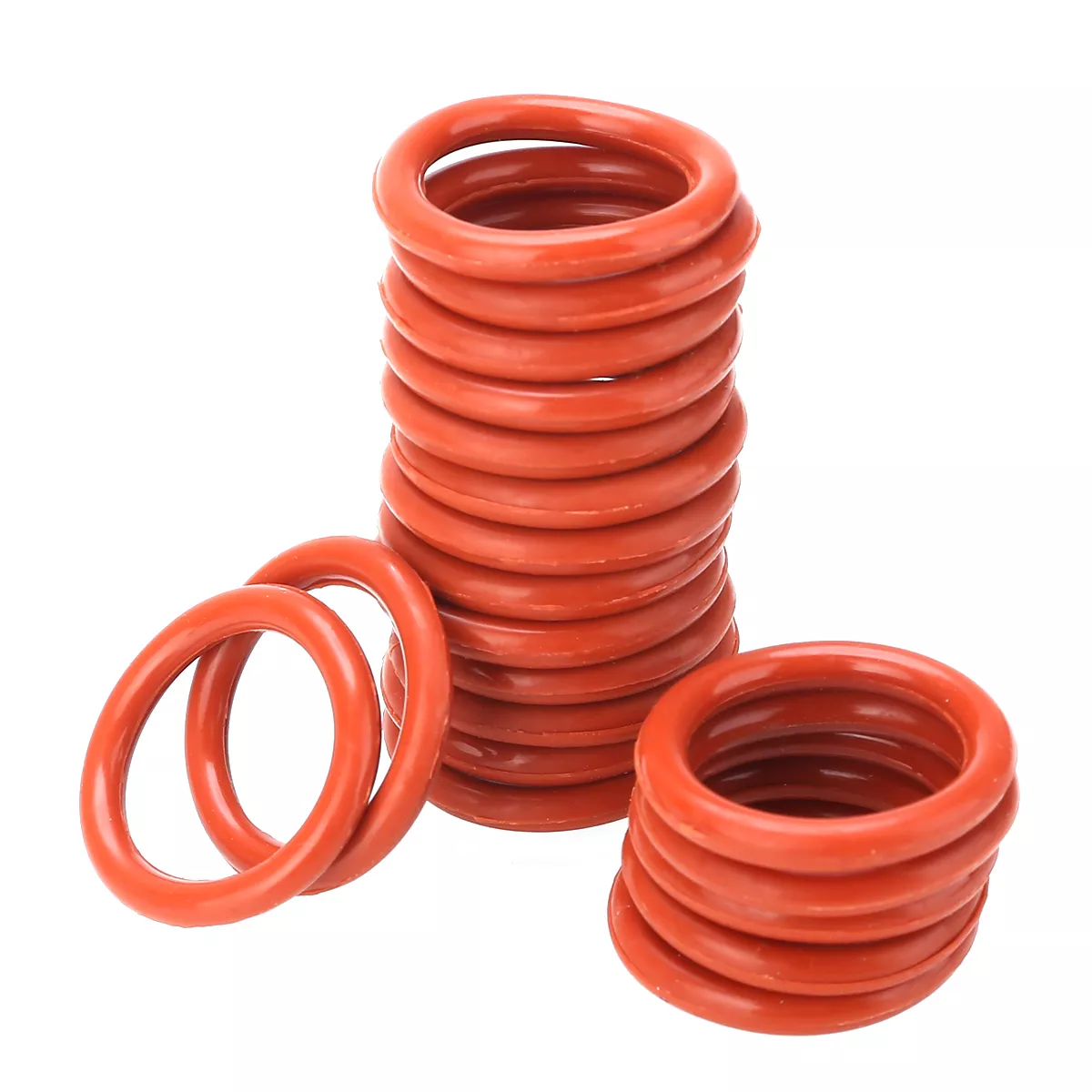 Water/Dust/Oil Proof Red Silicone Rubber O Ring Payment Term 30% Deposit 70% Balance