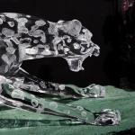 Clear Acrylic Ornaments Decoration Artwork PMMA No Assembly