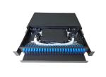 1U 48cores Fiber Optic Patch Panel 24 Ports For CATV GPON