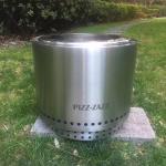 Portable Smokeless Fire Stove Stainless Steel Outdoor Fire Pit 19.5 Inch