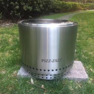 Quality Portable Smokeless Fire Stove Stainless Steel Outdoor Fire Pit 19.5 Inch wholesale