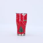 Simple Modern Leakproof Lid Double Wall Insulated Stainless Steel Christmas