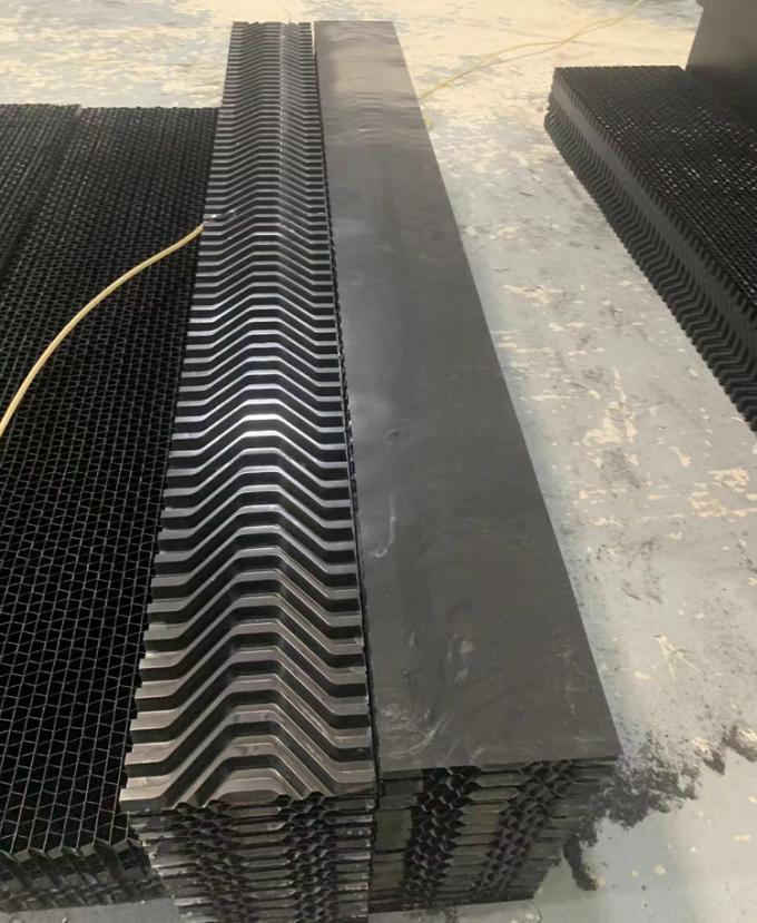 Black Honeycomb Cellular PVC Drift Eliminator Cooling Tower Components 4