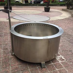 Quality 76cm Smokeless Fire Stove Double Wall Stainless Steel 30 Inch Round Fire Pit wholesale