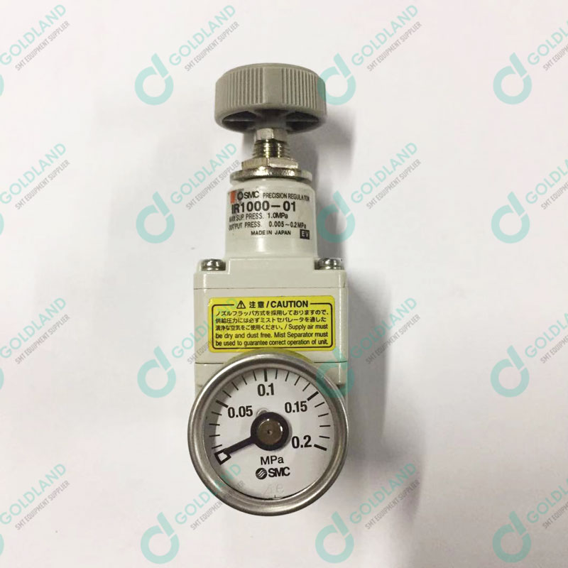 smt pick and place machine part IR1000-01 SMC PRECISION REGULATOR for YAMAHA SMT machine Pneumatic Precision Air Valve