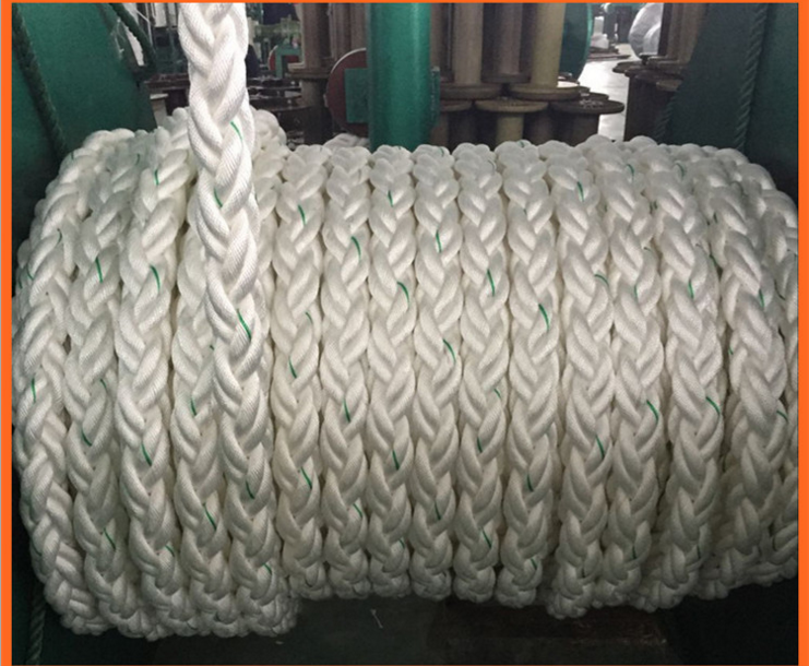 12 Twisted Strands PP Marine Rope Ideal for Mooring and Other Marine Applications