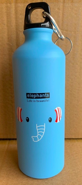 Aluminum Water Bottle - Narrow Mouth Sport Water Bottle With Screw Lid Looped, Vacuum Insulated & BPA Free, Portable Outdoor Water Bottle