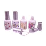 perfume glass bottle 15ml recycled glass bottles black blue red pink green cap