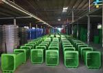 Red / Green Plastic Rubbish Bins , 240 Liter Waste Wheelie Bin For Recycling
