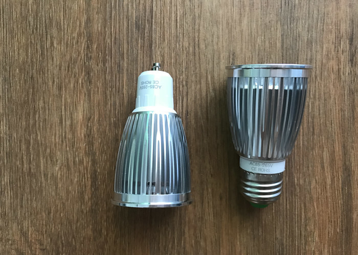 E27 GU10 MR16 LED Spot Bulbs Aluminum Dimmable 80Ra / 5W 7W LED Spotlight