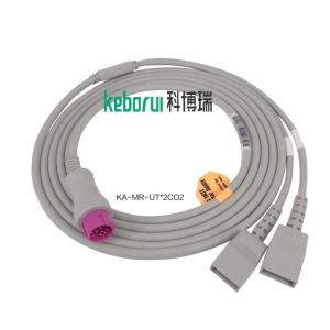 Quality Mindray IBP Adapter Cable Compatible Mindray PICCO Monitor To Daul Utah Transducer wholesale