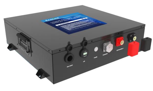 Outboard Motor Battery 51.2V 100Ah Marine Lifepo4 Battery With Bluetooth