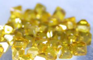 Quality Yellow Rough Lab Grown Diamonds Hpht 3mm 3.5mm 4mm 4.5mm 5mm wholesale