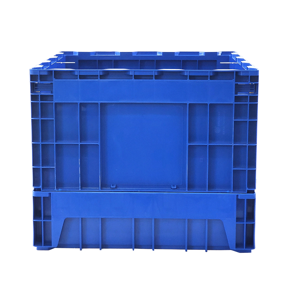 Vegetable Plastic Collapsible Storage Bins Warehouse Storage Logistic Transport