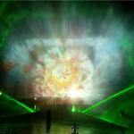 Stainless Water Movie Screen Laser Water Show Fountain