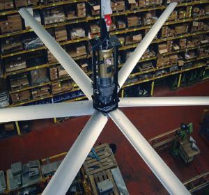 Quality 7m diameter 24foot Large Industrial Ceiling Fan , Air Port Cooling Ceiling Exhaust Fan wholesale