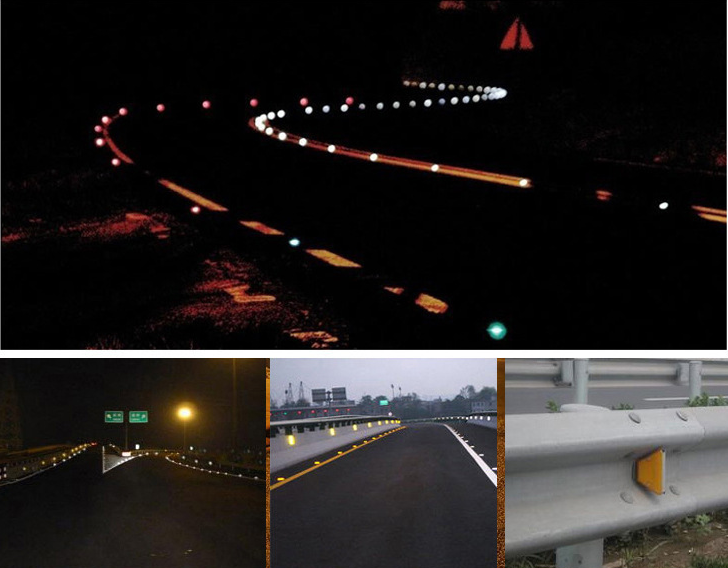 Red Reflective Road Stud High Intensity Reflective Tape for Enhanced Safety on Highway