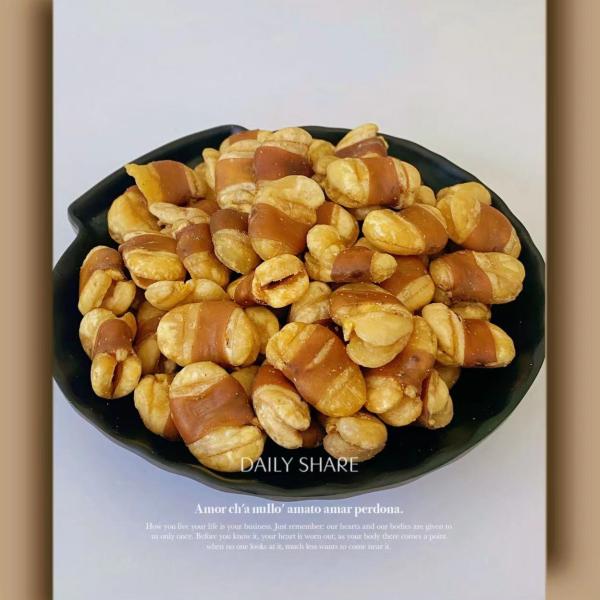 Cheap Belted Fava Bean Snack Fried Salted Crisp Broad Bean Uniform Size for sale