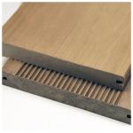 22mm 23mm Solid Core Composite Decking Outdoor Plastic Wood Planks Non Slip