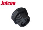 IP67 DC Waterproof 12V Wire Connectors Panel Mount Plug And Socket Cable