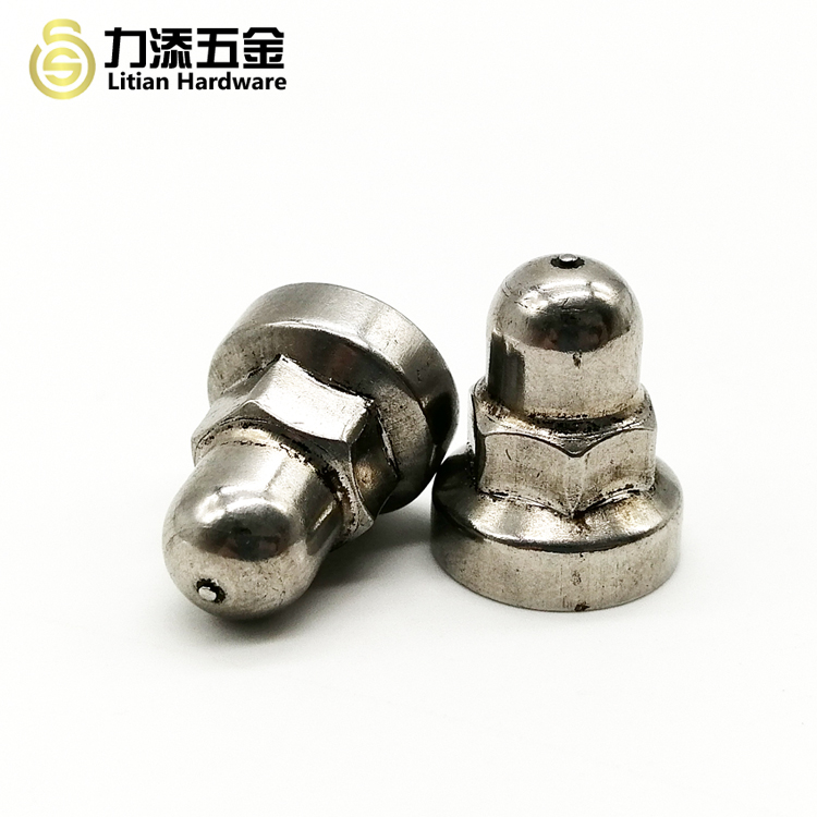 M12 Domed Cap Nut Nickel Plated Tempering Heat Treatment Din 1587