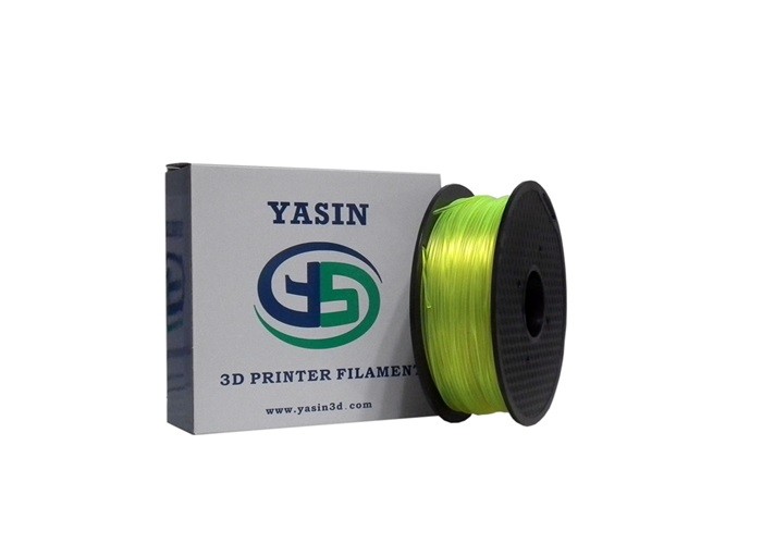 Transparent Yellow PETG 3D Printer Filament , Dimensional Accuracy +/-0.03 mm