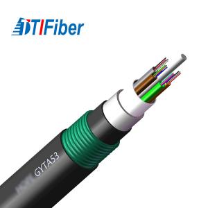 Quality Outdoor GYTA53 Double Armored 24 Core Single Mode Optical Cable wholesale