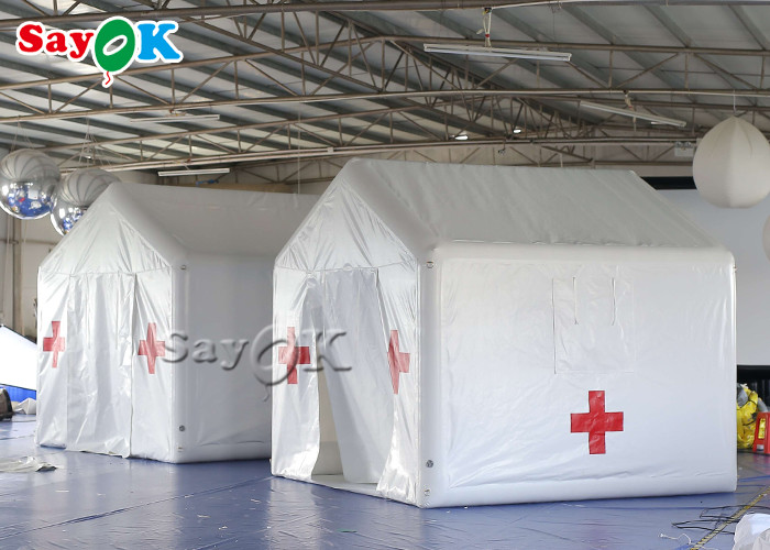 Field Hospital Tent Mobile 3x3mH Inflatable Emergency Tent For Military Field