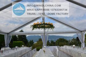 Quality 1000 People Aluminum Wedding Marquee Tent Anti Rust Surface wholesale