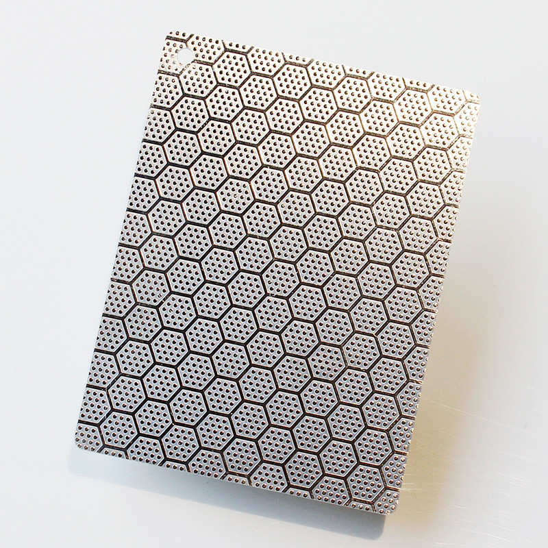 AISI 304 316 Decorative Metal Panels Textured Finish Embossed Stainless Steel Sheet