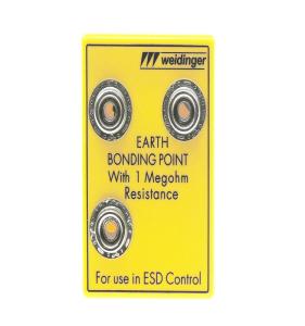 Quality Yellow ABS 220V 1 Megohm Resistance Earth Bonding Plug wholesale