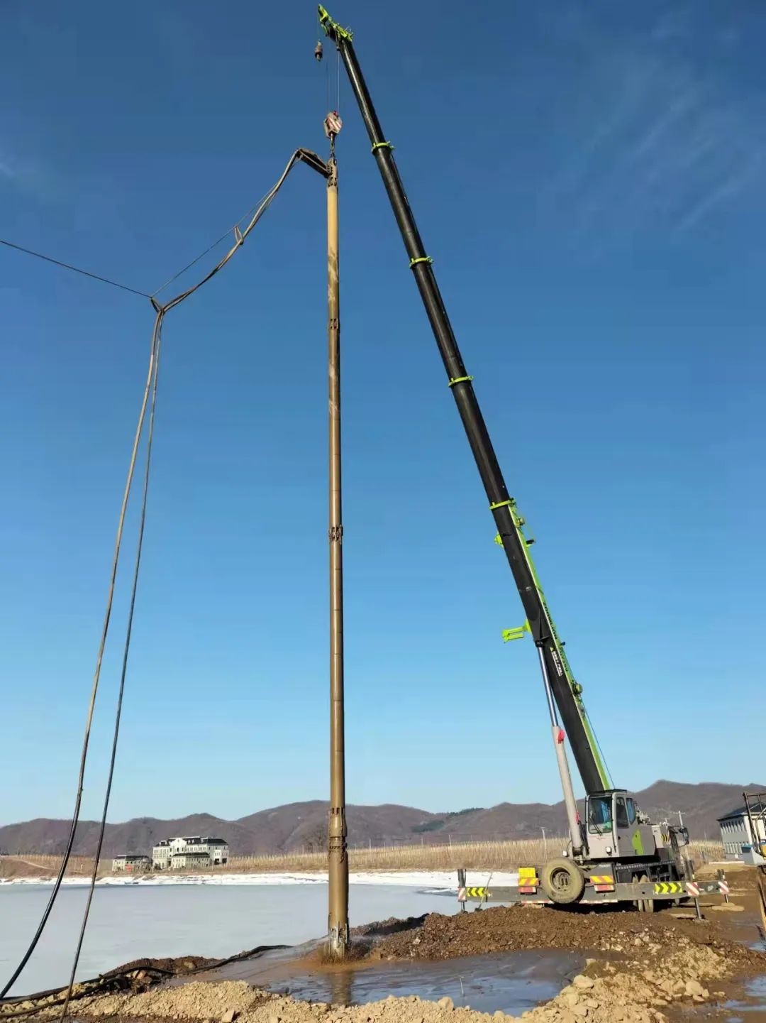 Bvem 180 Kw Vibroflot Vc And Vr Stone Column Sand Compaction Soil Improvement