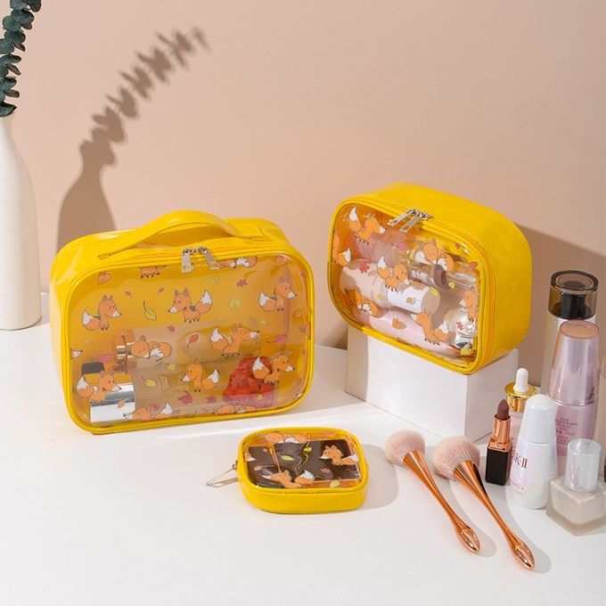 Printing Custom Fashionable Travel PVC Cosmetic Bag