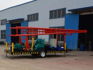 Quality Trailer Mounted Water Well Drilling Rigs / Truck Mounted Rotary Drilling Rig wholesale