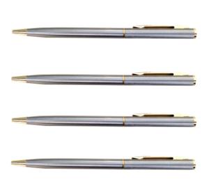 Quality promotional gift chromed metal ballpoint pen, chromed metal pen wholesale
