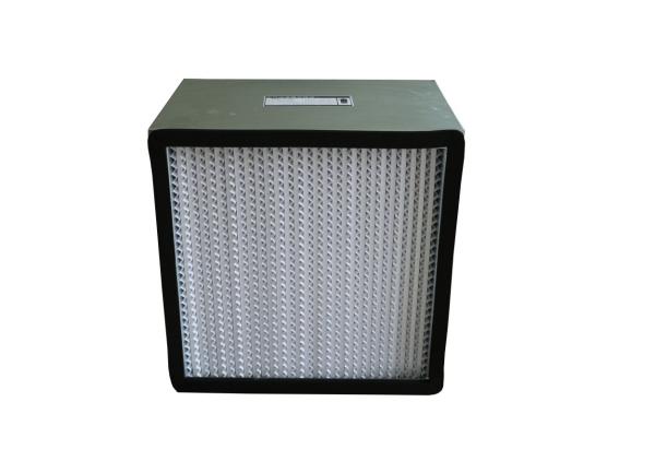 Galvanized Steel Frame 0.3um Deep Pleat HEPA Filter For Cleaning Room