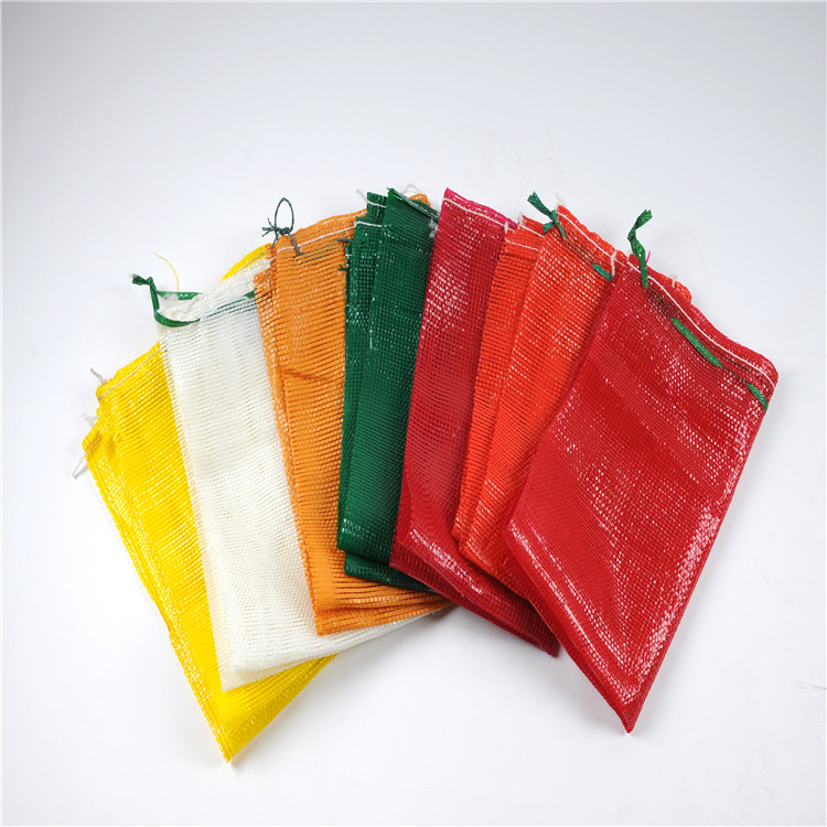 Customized Color Leno Pp Pe Mesh Produce Bags for Vegetables Recyclable and Durable