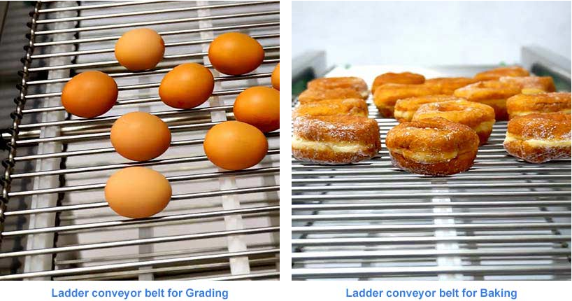 304 Stainless Steel Metal Rod Conveyor Belts For Spiral Cooling Tower In Food Industry