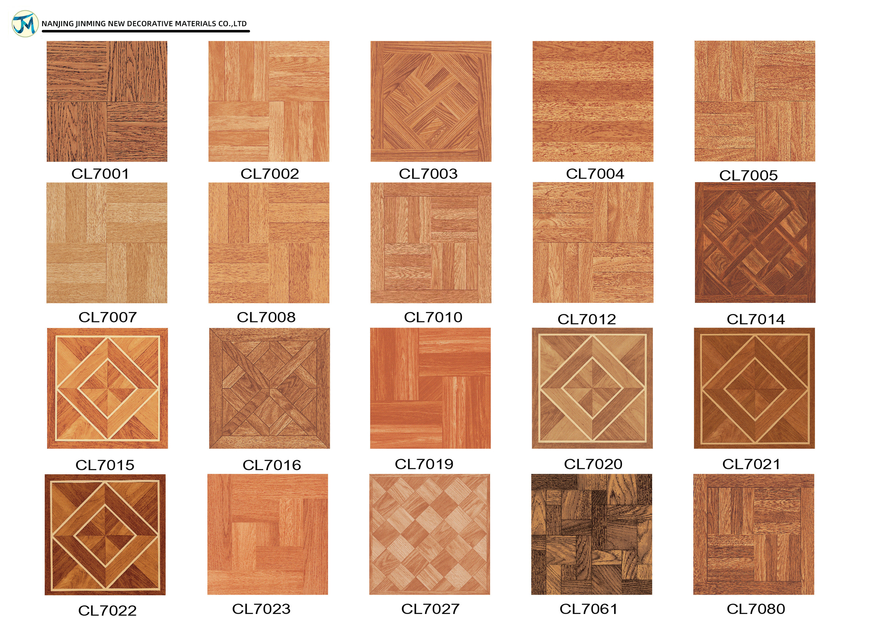 9 Inch 12 Inch 13 Inch PVC Self Adhesive Wood Puzzle Square Floor Tile Kitchen