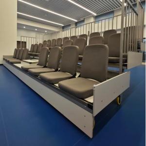 Quality Comfortable and Safe Telescopic Bleacher Seating Ergonomic Design and International Safety Standards wholesale
