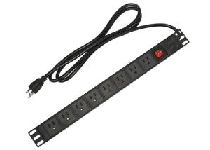 NEMA 5 - 15P Plug PDU Power Distribution Unit 100 - 125 V Power Socket